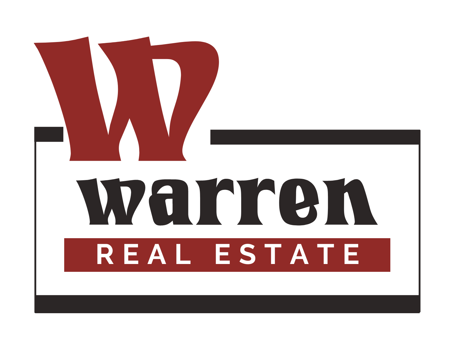 Warren Logo - Burgandy Transparent